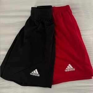 Youth Adidas Soccer/Basketball Shorts 2 Pack